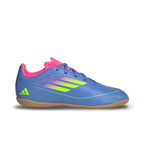 adidas F50 Club IN J - Zapatillas de fútbol sala infantiles adidas suela lisa IN - azules