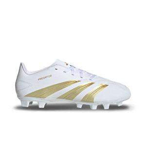 adidas Predator Club FxG - Botas de fútbol adidas FxG para múltiples terrenos - blancas