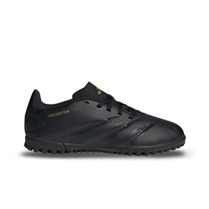 adidas Predator Club TF J - Zapatillas de fútbol infantles multitaco adidas TF suela turf - negras