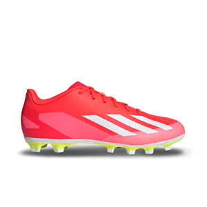 adidas X Crazyfast Club FxG - Botas de fútbol adidas FxG para césped artificial - rojas