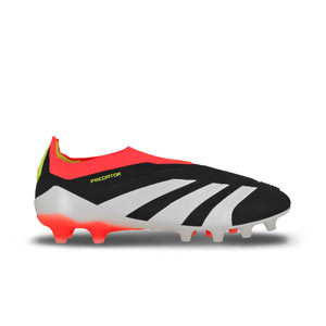 adidas Predator Elite LL AG - Botas de fútbol sin cordones de adidas AG para césped artificial - negras y rojas