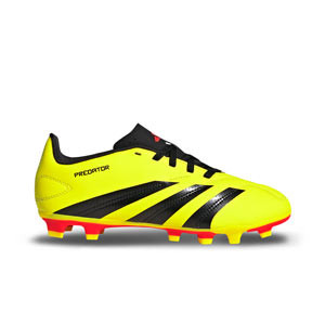 adidas Predator Club FxG J - Botas de fútbol adidas infantiles FxG para césped artificial - amarillas fluor