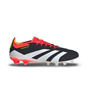 adidas Predator Elite AG - Botas de fútbol de adidas AG para césped artificial - negras y rojas