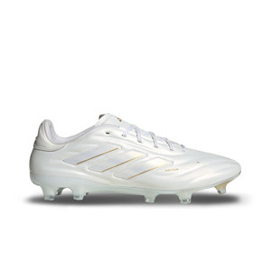 adidas Copa Pure 2 Elite FG - Botas de fútbol de piel de canguro adidas FG para césped natural o artificial de última generación - blancas