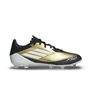 adidas F50 League Messi FG/MG - Botas de fútbol adidas para césped artificial - doradas