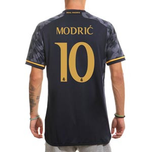 Camiseta adidas 2a Real Madrid Modric 2023 2024 - Camiseta segunda equipación adidas de Luka Modric del Real Madrid CF 2023 2024 - azul marino