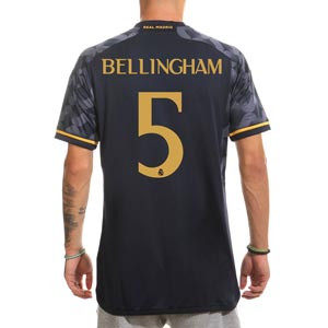 Camiseta adidas 2a Real Madrid Bellingham 2023 2024 - Camiseta segunda equipación adidas de Bellingham del Real Madrid CF 2023 2024 - azul marino