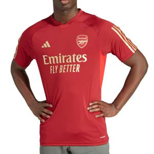 Camiseta adidas Arsenal entrenamiento - Camiseta de entrenamiento adidas del Arsenal FC - roja