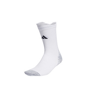 Calcetines adidas Football Grip Knitted Light finos - Calcetines media caña antideslizantes finos de entrenamiento de fútbol adidas - blancos