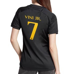 Camiseta adidas 3a Real Madrid Vinicius Jr mujer 2023 2024