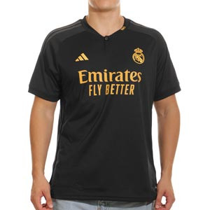 Camiseta adidas 3a Real Madrid 2023 2024 - Camiseta tercera equipación adidas del Real Madrid CF 2023 2024 - negra