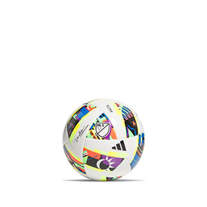 Balón adidas MLS 2024 talla mini - Balón de fútbol adidas de la Major League Soccer mini - blanco