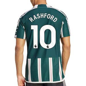 Camiseta adidas 2a United Rashford 2023 2024 authentic - Camiseta auténtica segunda equipación adidas del Manchester United de Marcus Rashford 2023 2024 - amarilla