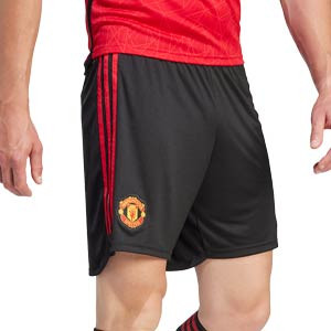Short adidas United 2023 2024 - Pantalón corto de la primera equipación adidas del Manchester United FC - negro