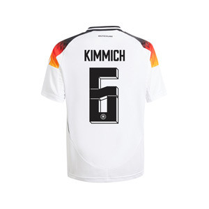 Camiseta adidas Alemania niño Kimmich 2024 - Camiseta infantil de la primera equipación de Kimmich adidas de la selección alemana 2024 - blanca