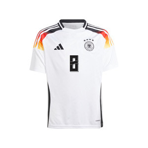 Camiseta adidas Alemania niño Kroos 2024 - Camiseta infantil de la primera equipación de Kroos adidas de la selección alemana 2024 - blanca