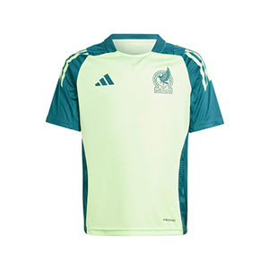 Camiseta adidas México niño entrenamiento  - Camiseta de entrenamiento infantil adidas de la selección mexicana - verde