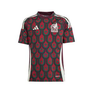 Camiseta adidas México niño 2024 - Camiseta primera equipación infantil adidas México 2024 - marrón
