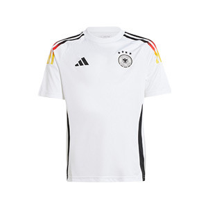 Camiseta adidas Alemania niño Fan - Camiseta fan infantil de la primera equipación adidas de Alemania 2024 - blanca