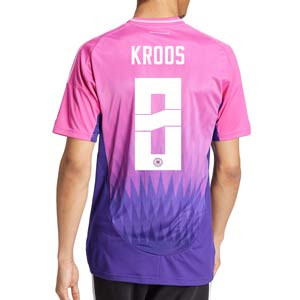 Camiseta adidas 2a Alemania Kroos 2024 - Camiseta de la segunda equipación de Kroos adidas de la selección alemana 2024 - rosa