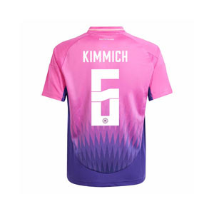 Camiseta adidas 2a Alemania niño Kimmich 2024 - Camiseta infantil de la segunda equipación de Kimmich adidas de la selección alemana 2024 - rosa