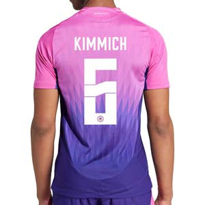 Camiseta adidas 2a Alemania Kimmich auténtica 2024 - Camiseta auténtica de la segunda equipación de Kimmich adidas de la selección alemana 2024 - rosa