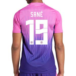 Camiseta adidas 2a Alemania Sané auténtica 2024 - Camiseta auténtica de la segunda equipación de Sané adidas de la selección alemana 2024 - rosa