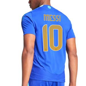 Camiseta adidas 2a Argentina authentic 2024 MESSI-10 - Camiseta infantil de la segunda equipación adidas de Argentina  2024 - azul