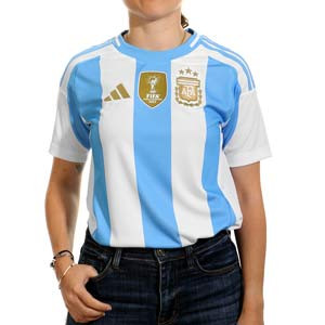 Camiseta adidas Argentina  mujer 2024 - Camiseta para mujer de la primera equipación adidas de Argentina  2024 - albiceleste