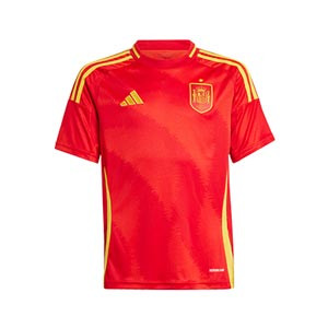 Camiseta adidas España niño 2024 - Camiseta infantil de la primera equipación adidas de España  2024 - roja