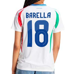 Camiseta mujer adidas 2a Italia Barella 2024