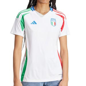 Camiseta adidas 2a Italia mujer 2024 - Camiseta para mujer de la segunda equipación adidas de Italia  2024 - blanca