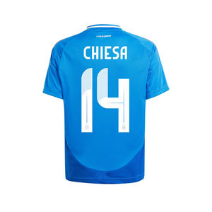 Camiseta niño adidas Italia Chiesa 2024 - Camiseta infantil adidas de Italia Chiesa 2024 - azul
