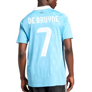 Camiseta adidas 2a Bélgica De Bruyne 2024 - Camiseta de la segunda equipación adidas de Bélgica de De Bruyne  2024 - azul