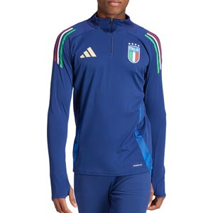 Sudadera adidas Italia entrenamiento - Sudadera de entrenamiento adidas de la selección italiana - azul marino