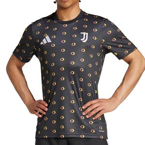 Camiseta adidas Juventus Pre-Match - Camiseta de calentamiento prepartido adidas de la Juventus de la primera equipación 2024 2025 - negra