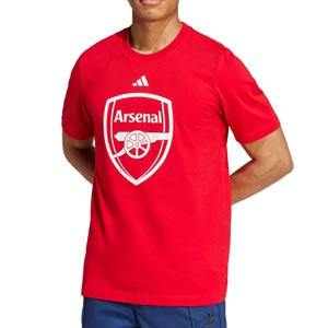 Camiseta adidas Arsenal DNA - Camiseta de algodón adidas del Arsenal - roja