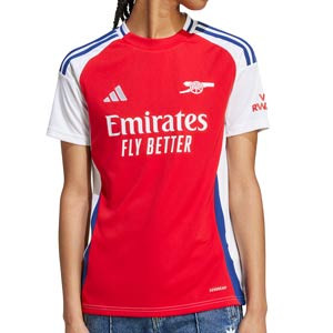 Camiseta adidas Arsenal mujer 2024 2025 - Camiseta para mujer de la primera equipación adidas del Arsenal 2024 2025 - roja