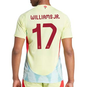 Camiseta adidas 2a España Nico Williams auténtica 2024