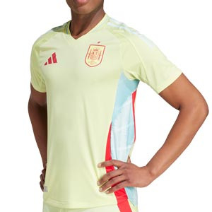 Camiseta adidas 2a España authentic 2024 - Camiseta authentic de la segunda equipación adidas de España  2024 - amarilla