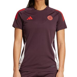 Camiseta mujer adidas Bayern entrenamiento - Camiseta de entrenamiento para mujer adidas del Bayern de Munich - granate