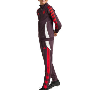 Chándal adidas Bayern niño - Chándal infantil adidas del Bayern de Múnich - granate