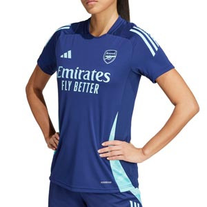 Camiseta adidas Arsenal mujer entrenamiento - Camiseta de entrenamiento adidas de mujer del Arsenal - azul marino