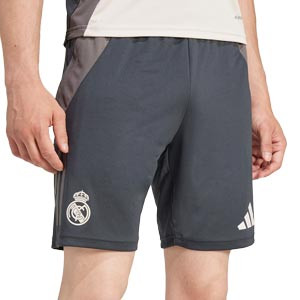 Short adidas Real Madrid entrenamiento UCL - Pantalón corto de entrenamiento adidas del Real Madrid CF para la Champions 2024 2025 - gris