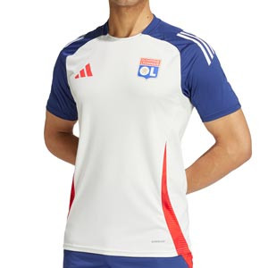 Camiseta adidas Olympique Lyon entrenamiento - Camiseta de entrenamiento adidas del Olympique de Lyon - blanca