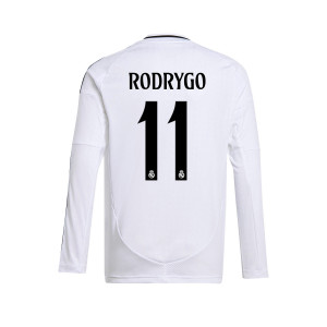 Camiseta manga larga adidas Real Madrid niño Rodrygo 24-25
