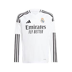Camiseta adidas Real Madrid niño manga larga 2024 2025