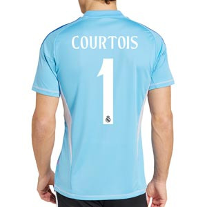 Camiseta adidas Real Madrid Courtois 24-25 - Camiseta de portero de la primera equipación adidas de Courtois del Real Madrid 2024 2025 - azul