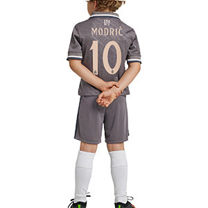 Equipación adidas 3a Real Madrid niño pequeño Modric 24-25 
