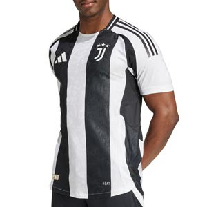 Camiseta adidas Juventus auténtica 2024 2025  - Camiseta auténtica de la primera equipación adidas de la Juventus 2024 2025 - blanca, negra